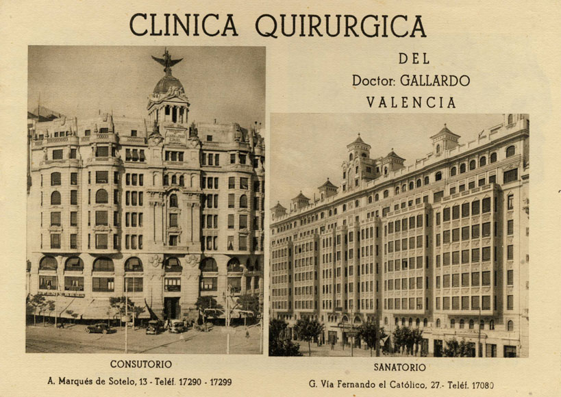 Clínica del doctor Gallardo, Valencia