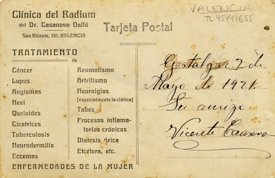 Clínica Radium del Dr. Casanova, Valencia
