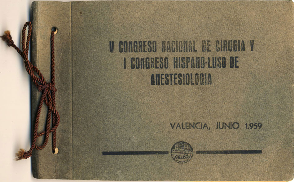 Álbum fotográfico del V Congreso Nacional de Cirugía i I Congreso Hispano-Luso de Anestesiología