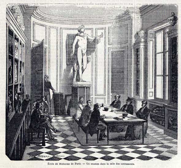 &Eacute;cole de m&eacute;decine Paris. 