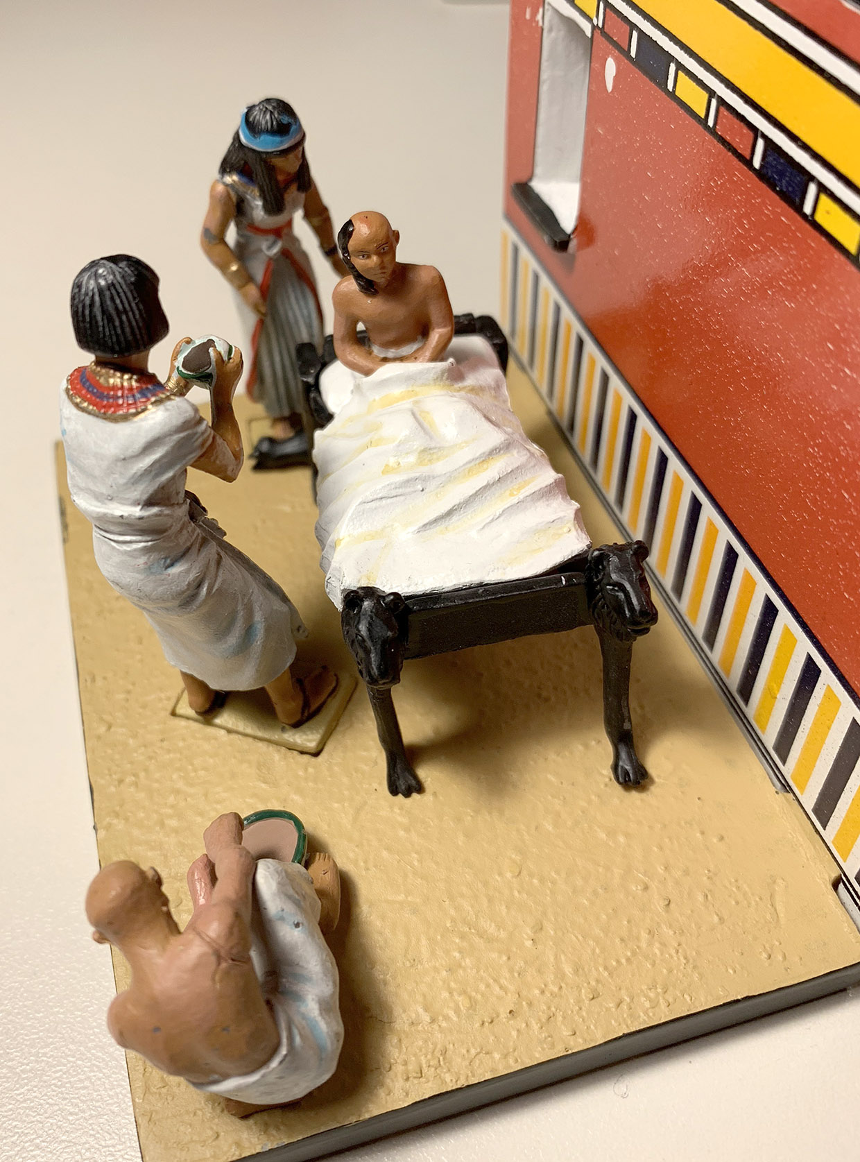 Escena medicina Egipto faraónico