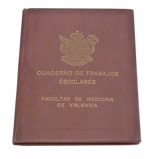 Cuaderno de Trabajos escolares Facultad de Medicina de Valencia