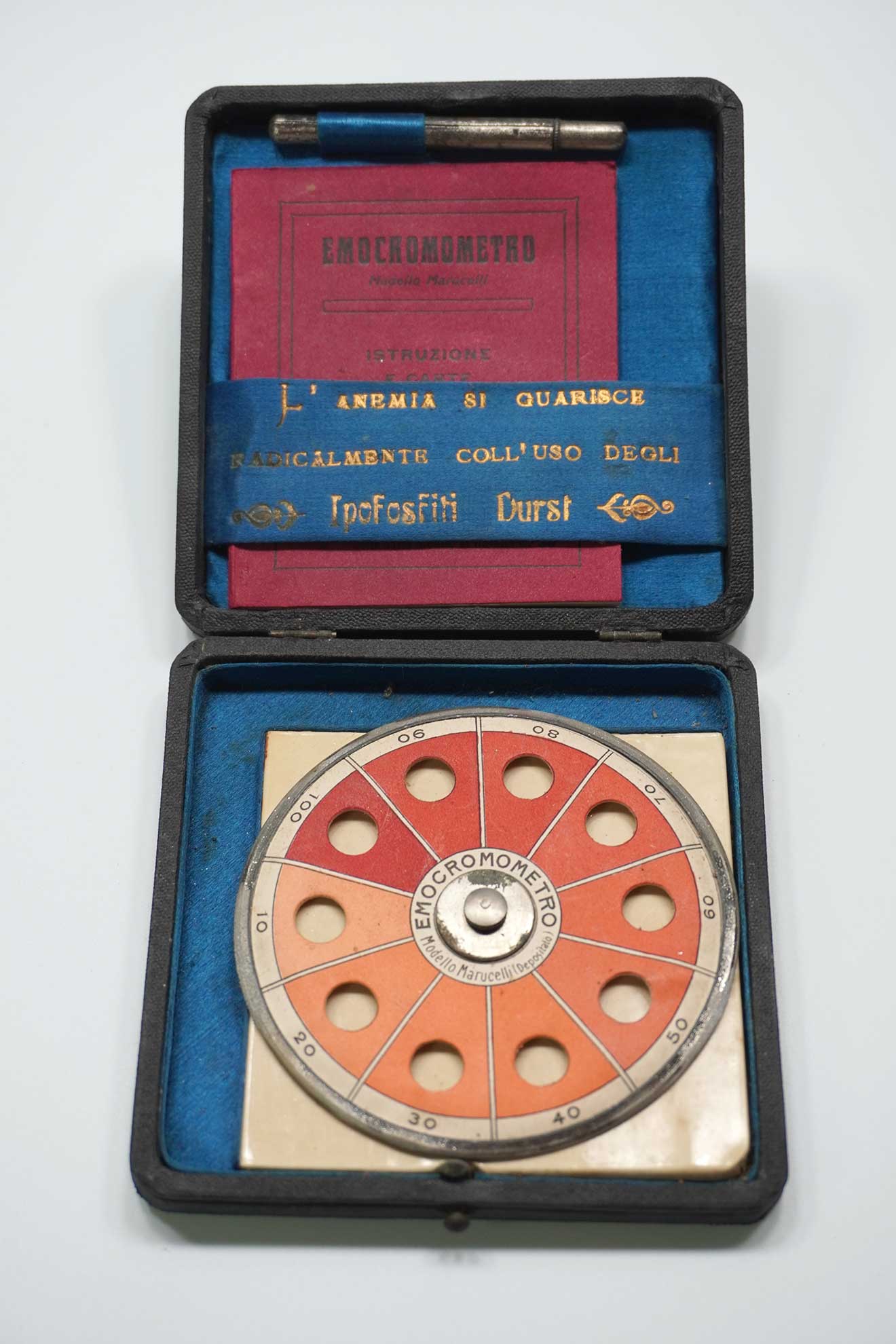 Hemocromómetro o hemoglobinómetro Marucelli