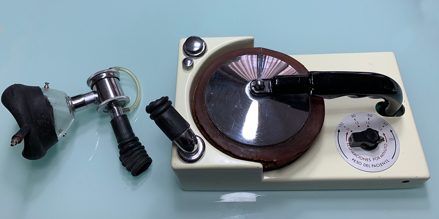 Pulmomán. Respiración articificial