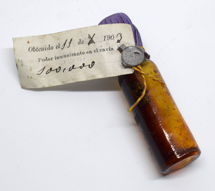 Suero antidiftérico del Instituto microbiológico de Madrid, 1911
